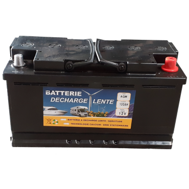 Batterie camping car décharge lente 12v 110ah