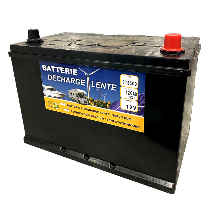  BATTERY Batterie décharge Lente Camping Car Bateau 12v