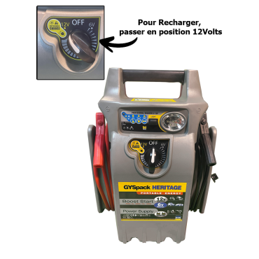 BOOSTER Batterie GYS 6v-12v