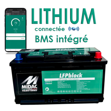 Batteries LiFePO4 pour camping-cars et motorhomes (mobilhomes