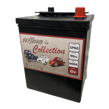 SP60 RENAULT 4CV (6VOLT) - Batteries selection