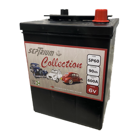 SP60 RENAULT 4CV (6VOLT) - Batteries selection